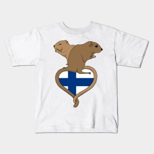 Gerbil Finland (light) Kids T-Shirt